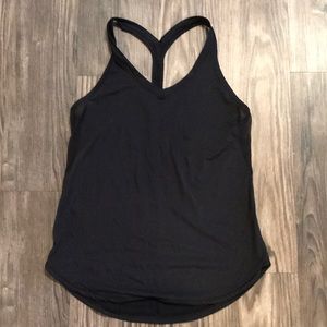 lululemon athletica black tank size 6